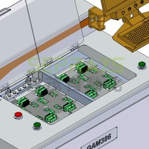 GAM 386 Offline Bottom Cut PCB Router Machine-2