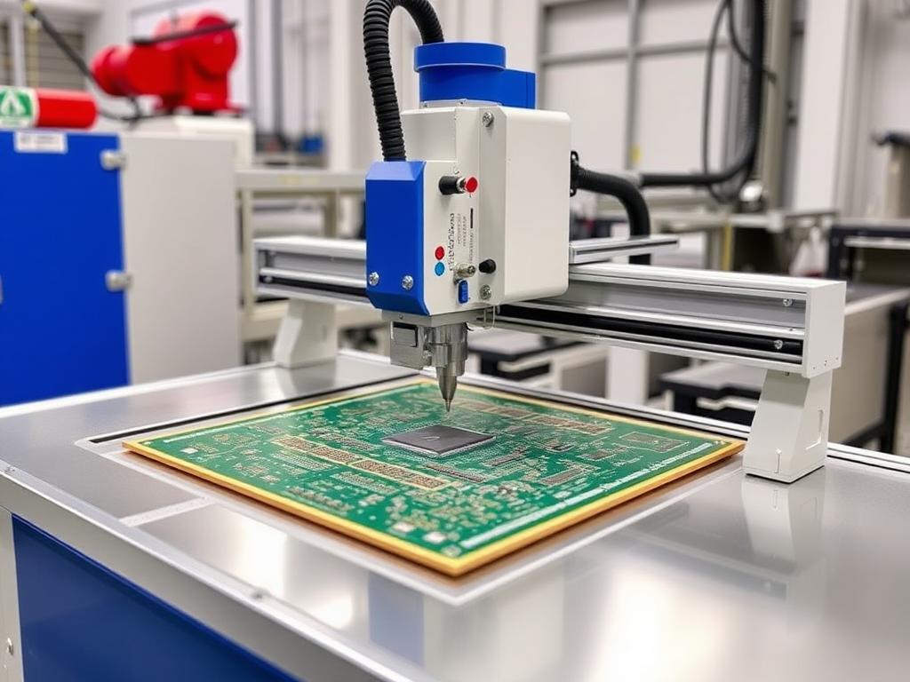 Automated PCB router machine