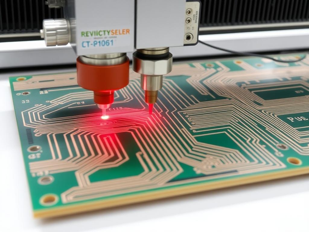 V groove PCB cutting process